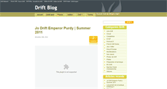 Desktop Screenshot of driftblog.fr