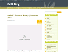 Tablet Screenshot of driftblog.fr